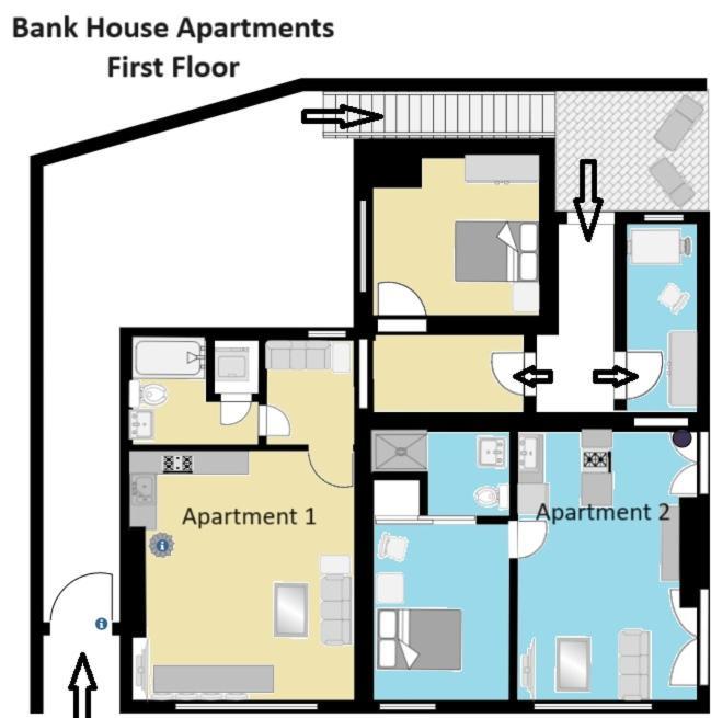 Bank House Apartments Stafford Town Centre Exterior foto